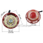 Стартер двигателя генератора, мотоблока 188F, 190F 