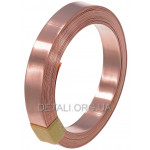 Лента медная (99,9%) 0,15*8мм*5м T2 для точечной сварки литиевых аккумуляторов 18650/21700