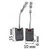 Щетки 6х10х15 угловой шлифмашины Bosch GWS 17-125 S оригинал 1607000EJ7