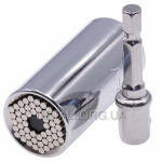 Універсальна торцева головка + адаптер 1/4" - 3/4" (7-19 мм)