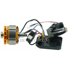 Двигатель аккумуляторного гайковерта безщеточный 18V / 21V в сборе