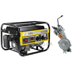 Генератор Hohol БГ 3000-С (230B / 3,0-3,5 кВт) + газовый карбюратор