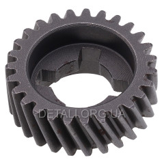 Бочонок ( шестерня) перфоратора DWT BH14-32 оригинал 169140 (27 зубов лево D38/h13*18 крест)