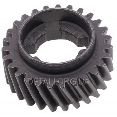 Бочонок ( шестерня) перфоратора DWT BH14-32 оригинал 169140 (27 зубов лево D38/h13*18 крест) 2
