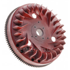 Маховик мотоблоку з двигуном 178F/186F (6/9Hp) + вінець Z-110 "DIGGER"