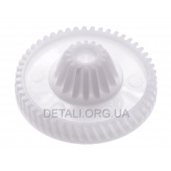 Шестерня мясорубки Bosch 152314 D68мм/конус 20-30мм z1 50 лево z2 16 прямо h 25 мм h2 10мм Dвн 10мм