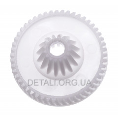 Шестерня м'ясорубки Bosch 152314 D68мм/конус 20-30мм z1 50 ліво z2 16 прямо h 25 мм h2 10мм Dвн 10мм 2