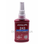 Фіксатор різьбових з'єднань, анаеробний клей LOOLIFL 243 (50мл, синій)