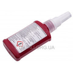 Фіксатор різьбових з'єднань, анаеробний клей LOOLIFL 271 (50 мл, червоний) 2