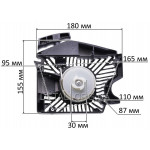 Стартер бензопилы GL 5800 плавный пуск пластик REBIR/KRAISSMAN