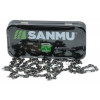 Цепь 50 звеньев (25 зубов) SANMU для твердых пород шаг 3/8" паз 1,3 мм (metal box)