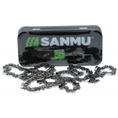 Цепь 72 звена (36 зубов) SANMU для твердых пород шаг 0,325" паз 1,5 мм (metal box)