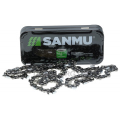 Цепь 76 звеньев (38 зубов) SANMU для твердых пород шаг 0,325" паз 1,5 мм (metal box)