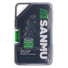 Цепь 50 звеньев (25 зубов) SANMU для твердых пород шаг 3/8" паз 1,3 мм