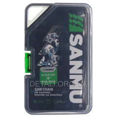 Цепь 57 звеньев (28,5 зубов) SANMU для твердых пород шаг 3/8" паз 1,3 мм