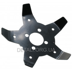 Защита редуктора триммера 5-Т нож универсальный (d25,5 МЦ36*39 мм)  2