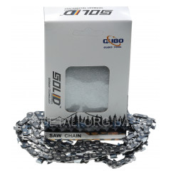 Цепь 76 звеньев (38 зубов) Solid для твёрдых пород шаг 0,325" паз 1,5 мм 2