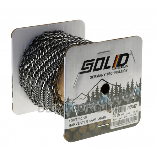 Цепь в бухте SOLID шаг 3/8" паз 1,3мм 1640 звеньев