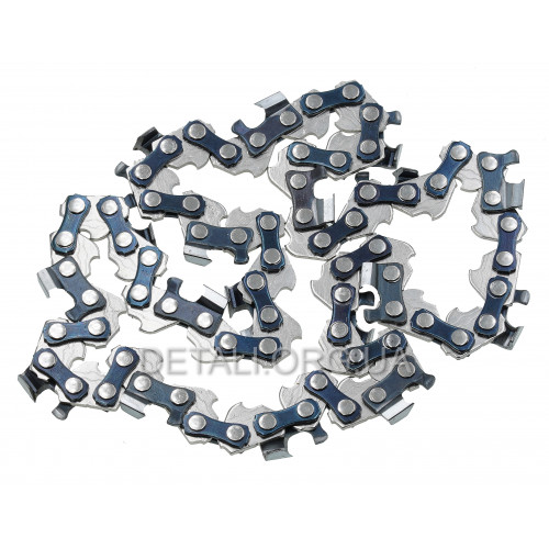 Ланцюг 37 ланок (18 зубів) Solid для твердих порід крок 1/4" паз 1,1 мм (metal box)