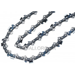 Цепь 50 звеньев (25 зубов) Winzor суперзуб для твёрдых пород + 2 заклёпки шаг 3/8 паз 1,3 оригинал 2