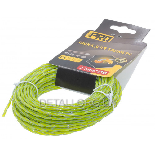 Ліска косильна кручений трикутник d2,7 мм (15 м)