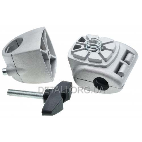 Крепление ручек руля триммера к штанге D26 мм (регулируемое)