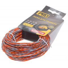 Ліска косильна для тримера двокомпонентна, кручений квадрат (d2,7мм L15м) 2