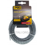 Леска косильная витой четырехлистный клевер d3,0 мм (15 м)