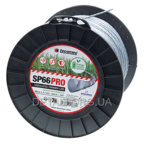 Профессиональная леска триммера Oleo-Mac SP66 GREY (2,7*286 м/круг) оригинал 05200180