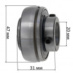 Подшипник UC204 (20*47*31)