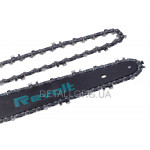 Шина 8"+ 2 ланцюги Revolt 47 ланок крок 1/4" паз 1,1 мм акумуляторної ланцюгової пилки Revolt BCS 20/8.