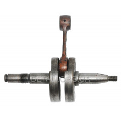 Коленвал бензопилы Husqvarna 365/372 "WOODMAN" аналог 5037487-04 L152 посадки d15 2